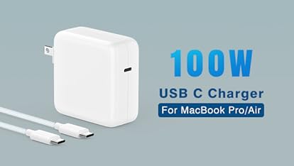 ［新品］Apple 96W Power Adapter USB-C Mac Book Pro USB C Charger, 96W USB C Fast Charger Power